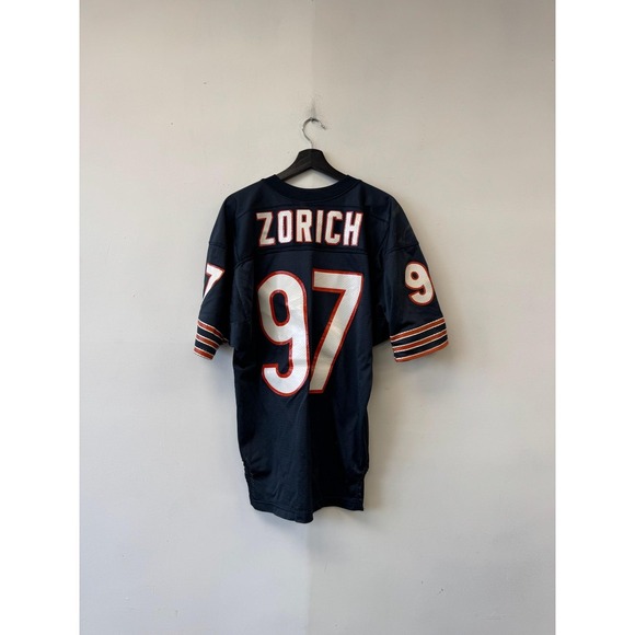 Vintage Chicago Bears Jersey Mens 42 NFL Football Chris Zorich 97 Wilson 90s - Picture 2 of 7